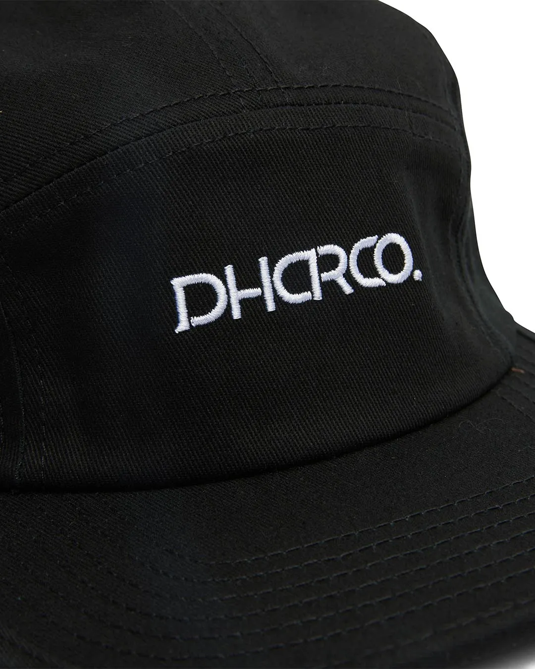 5 Panel Hat | Chain Black