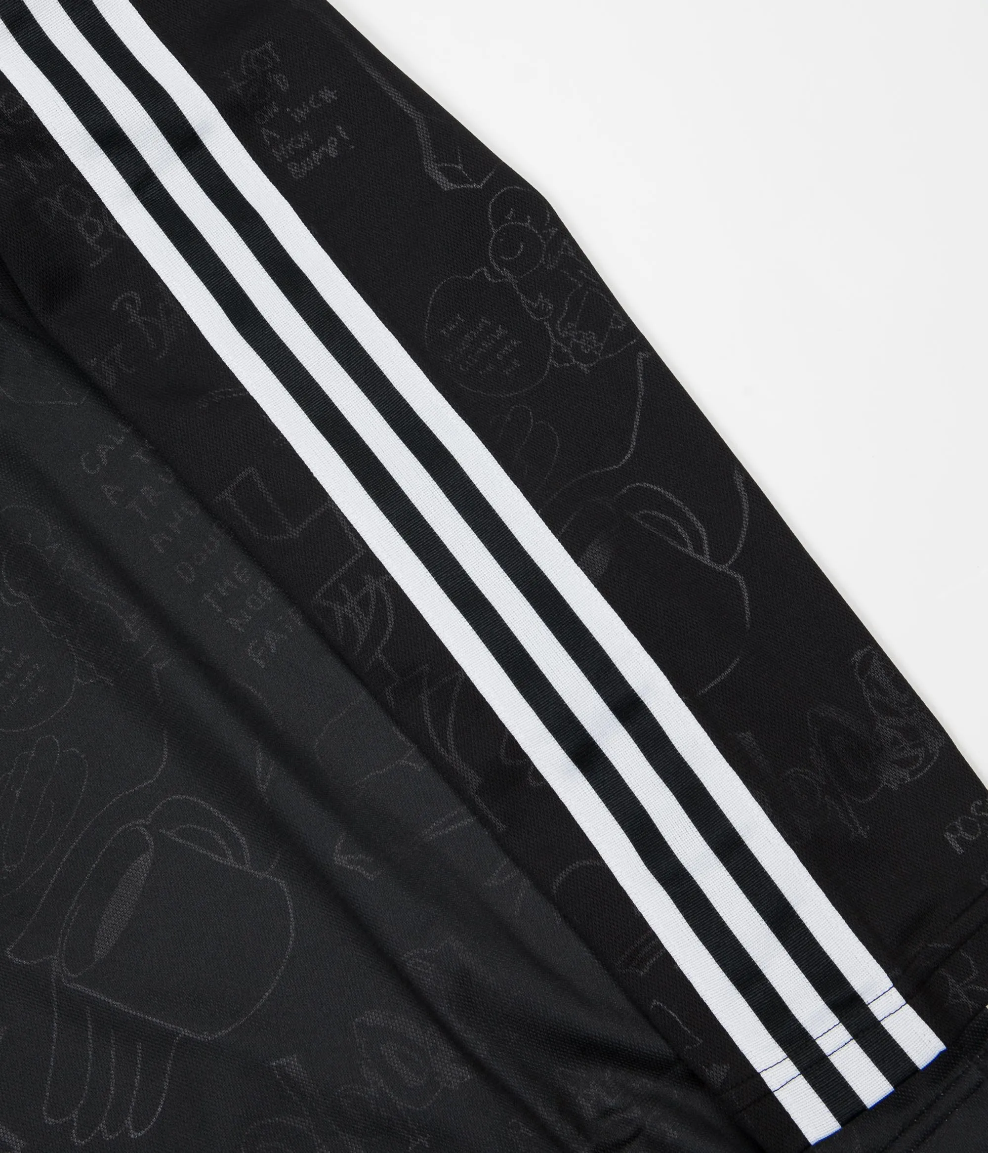 Adidas Johnson Jersey - Black / White / DGH Solid Grey