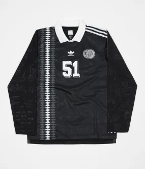 Adidas Johnson Jersey - Black / White / DGH Solid Grey