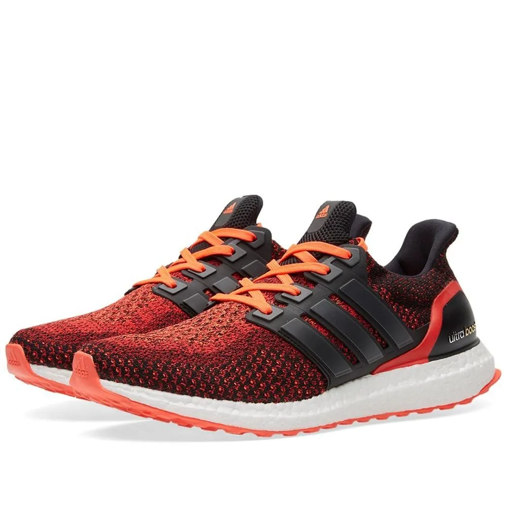 ADIDAS ULTRA BOOST M Core Black & Solar Red