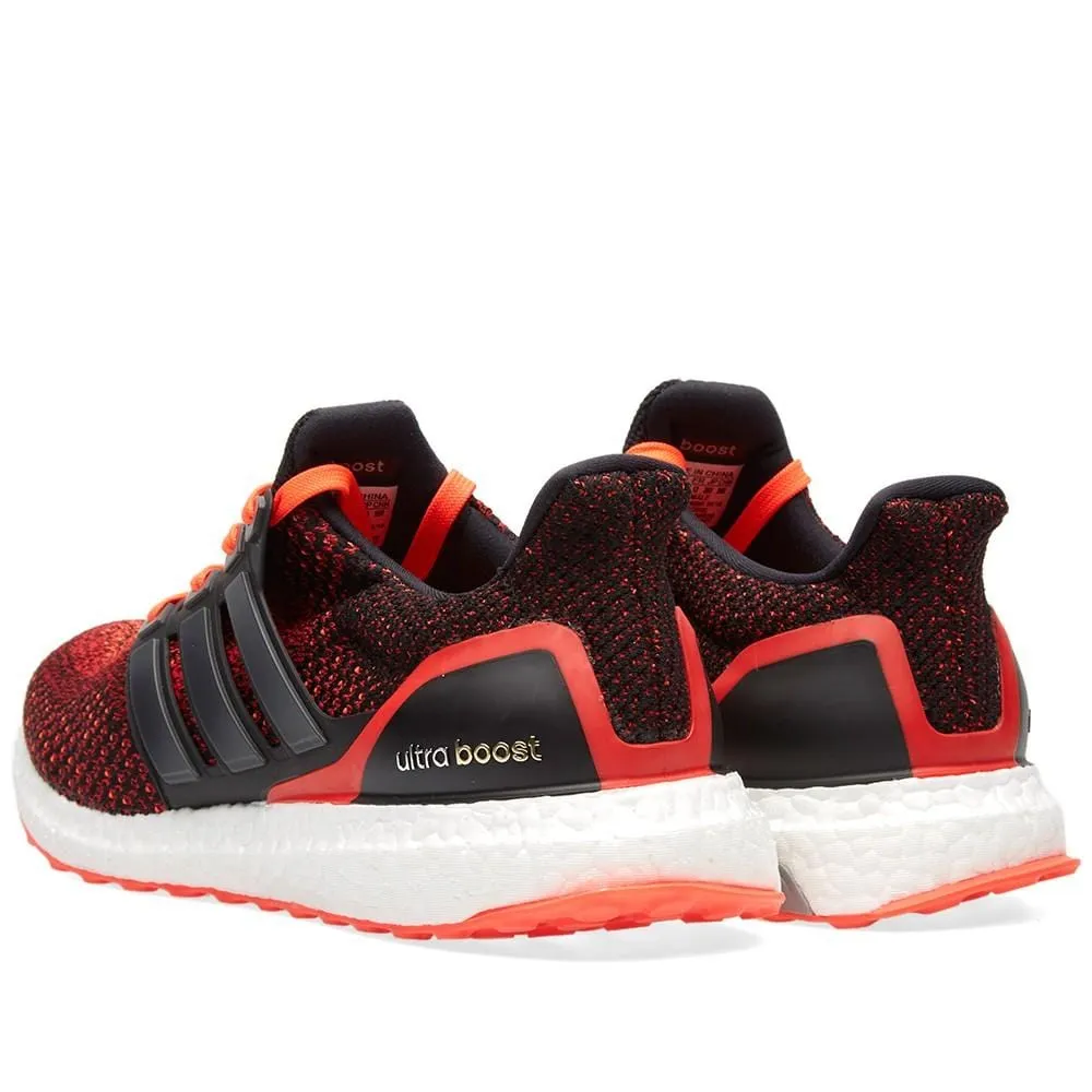 ADIDAS ULTRA BOOST M Core Black & Solar Red