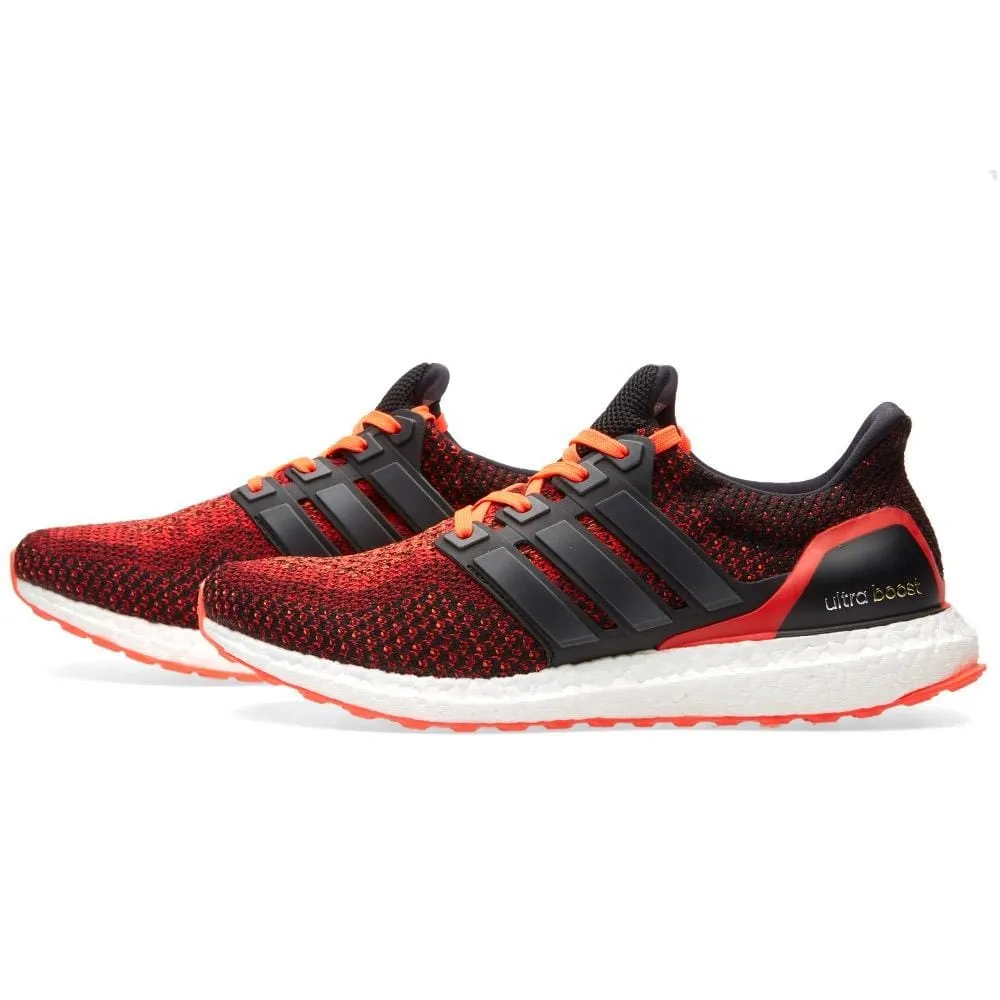 ADIDAS ULTRA BOOST M Core Black & Solar Red