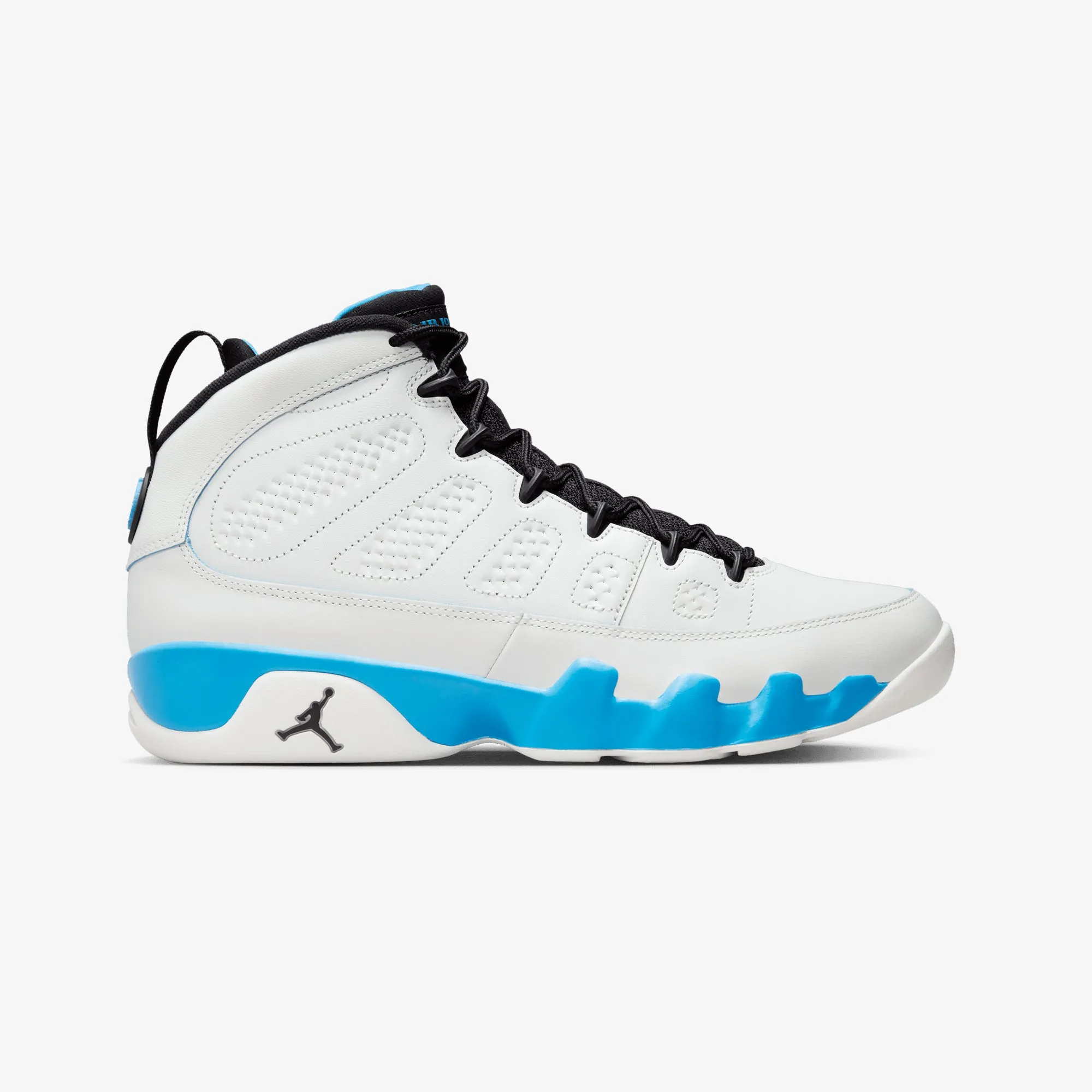 AIR JORDAN 9 RETRO 'SUMMIT WHITE/BLACK-DK POWDER BLUE'