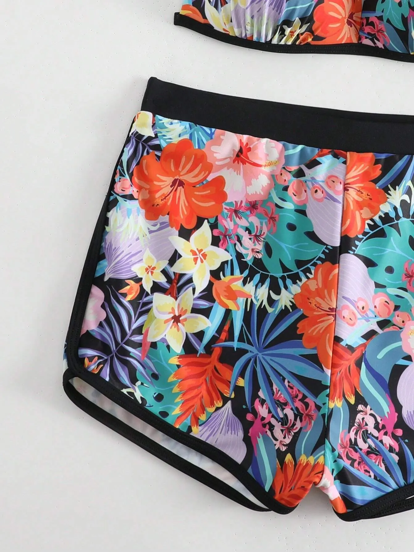 Aloha Bikini Shorts Set