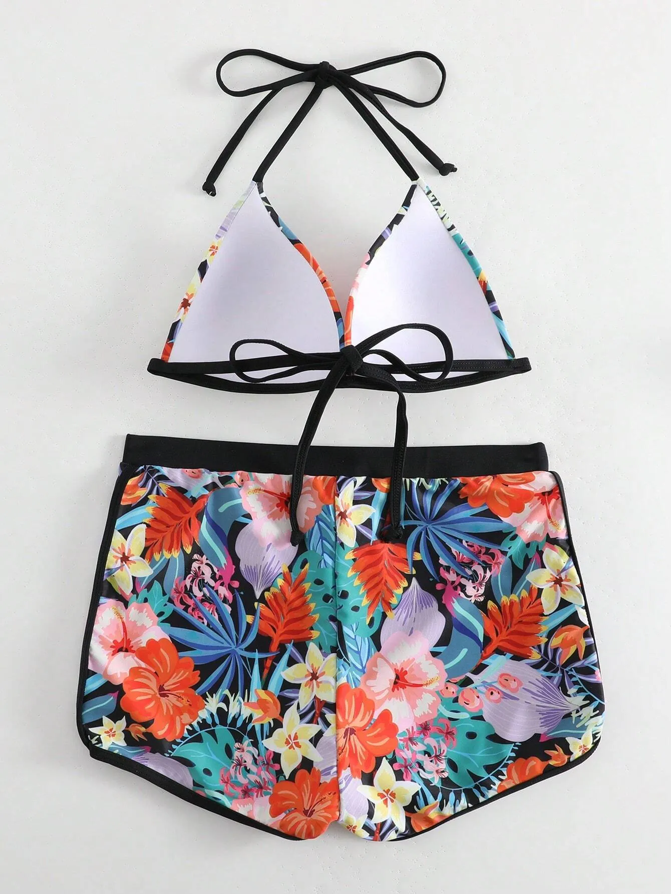 Aloha Bikini Shorts Set