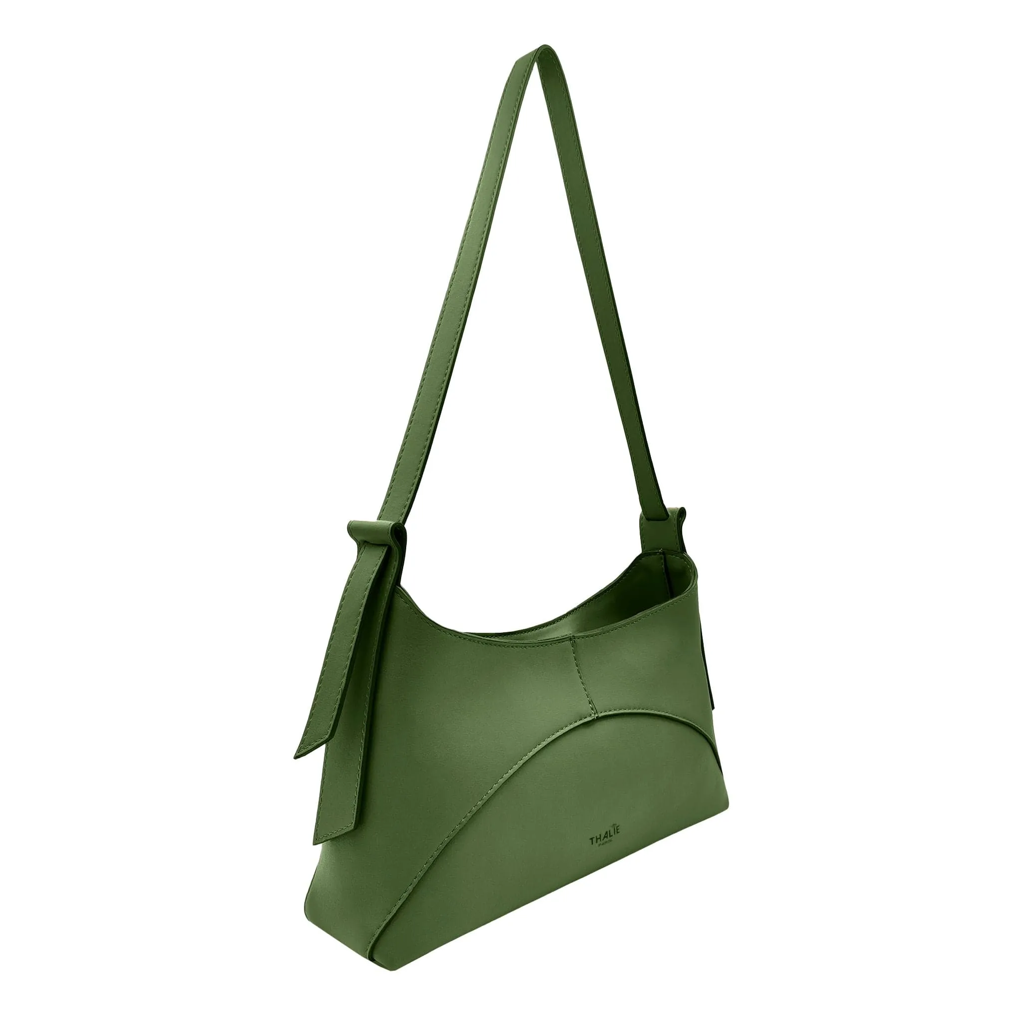 Ambre Desserto Cactus Leather Vegan Baguette Bag | Green