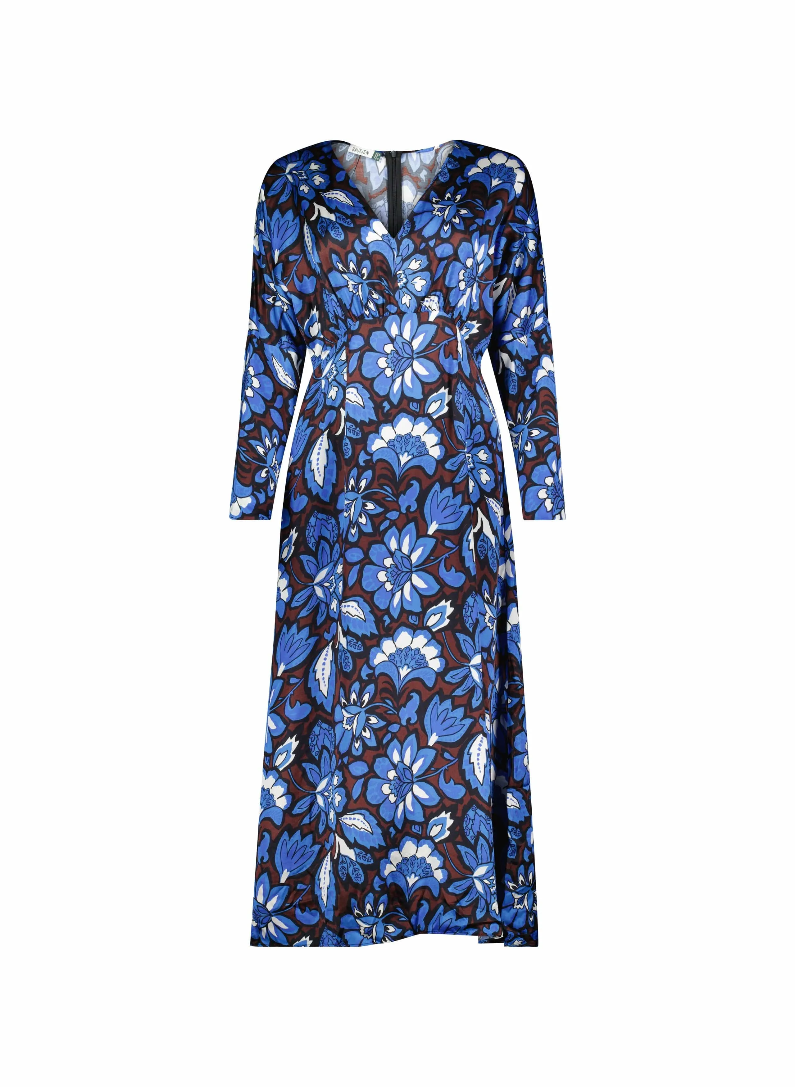 Arabella LENZING ECOVERO Recycled Dress | Blue Floral Saraca