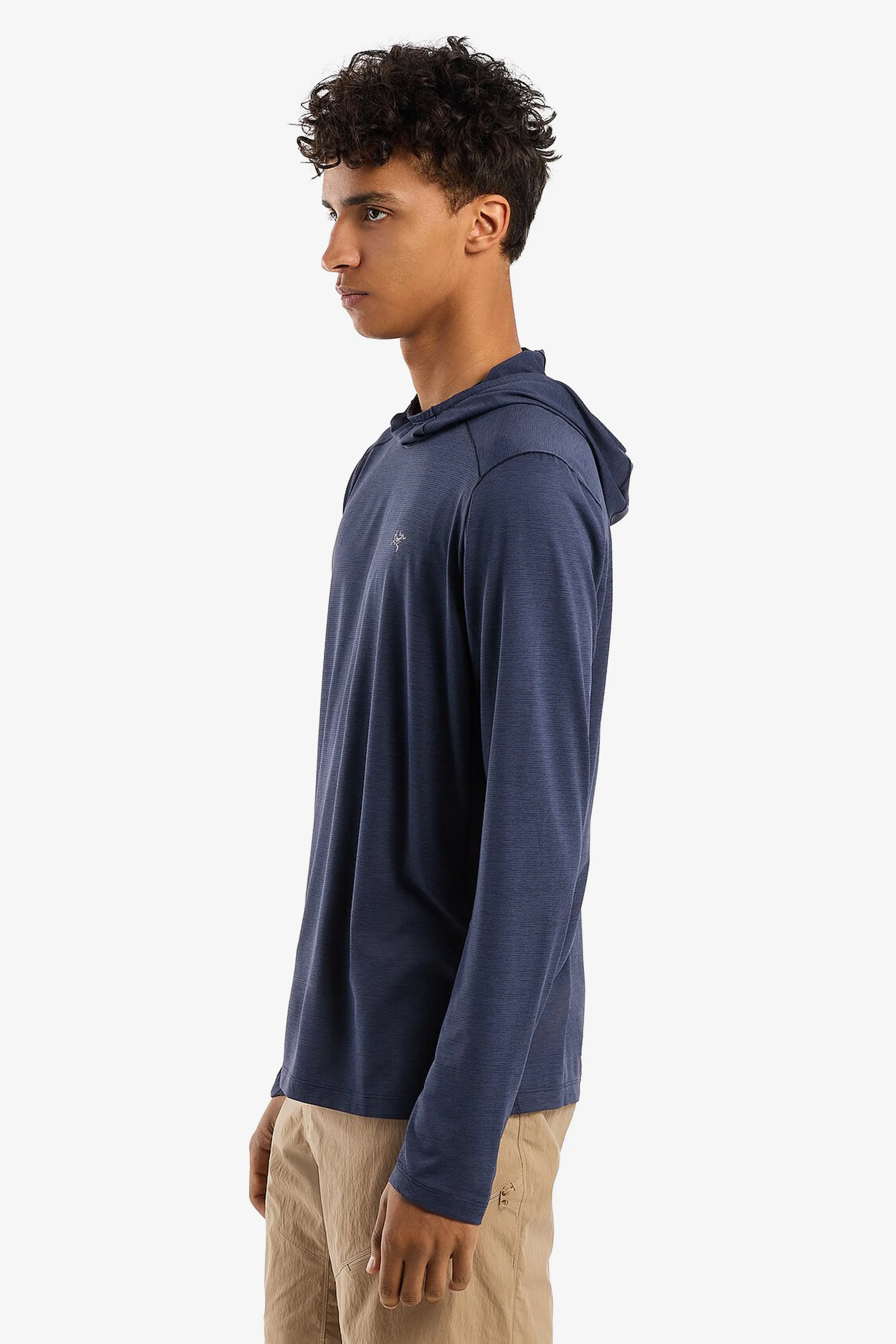 Arc'teryx Men's Cormac Hoody in Black Sapphire Heather