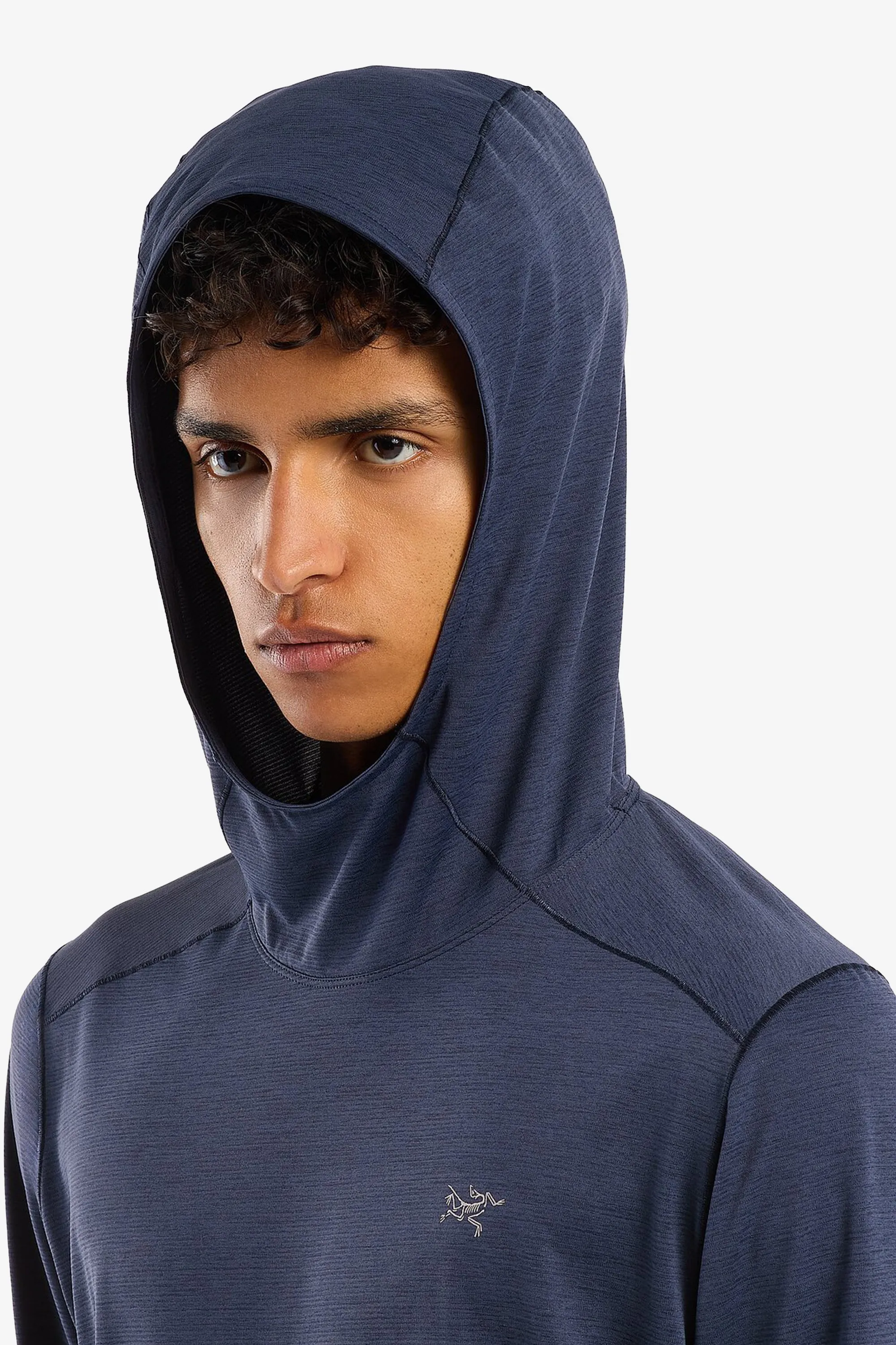 Arc'teryx Men's Cormac Hoody in Black Sapphire Heather