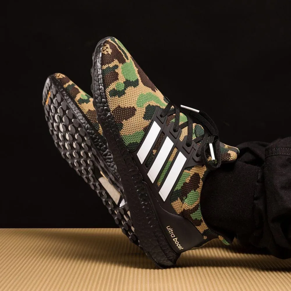 BAPE x adidas Ultra Boost Green Camo