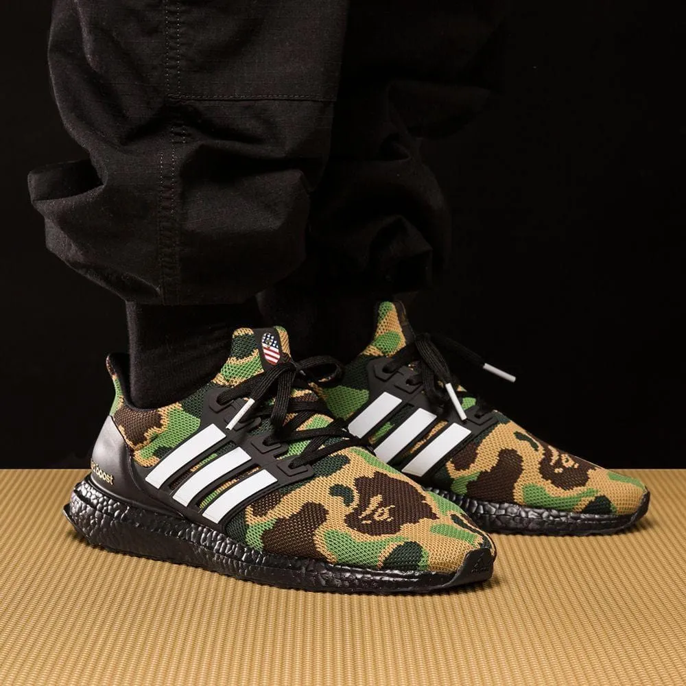 BAPE x adidas Ultra Boost Green Camo