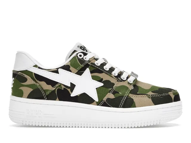 BAPESTA ABC Camo 20th Anniversary Green