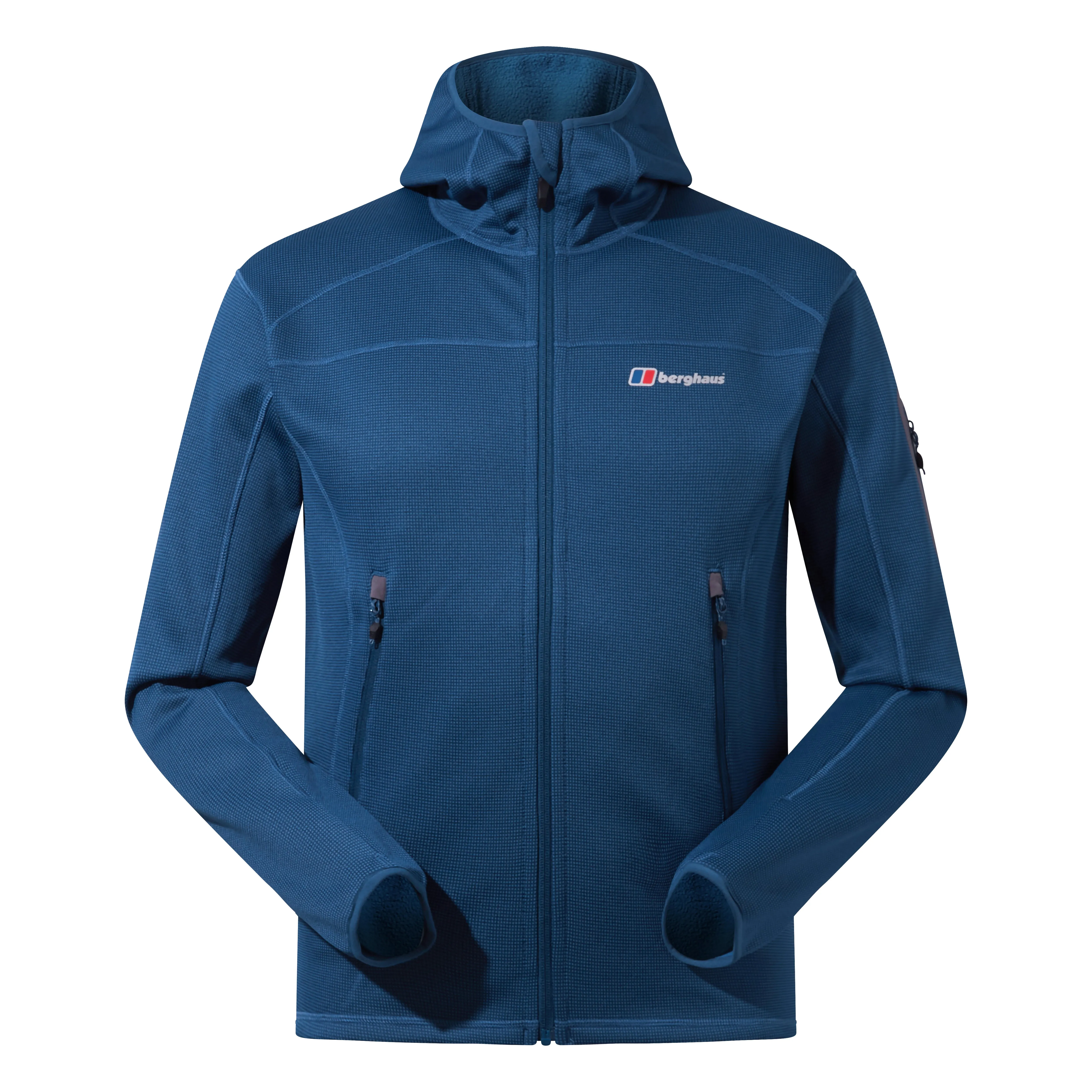 Berghaus Men's Pravitale Mountain 2.0 Hooded Full Zip Fleece (Murky Marine)