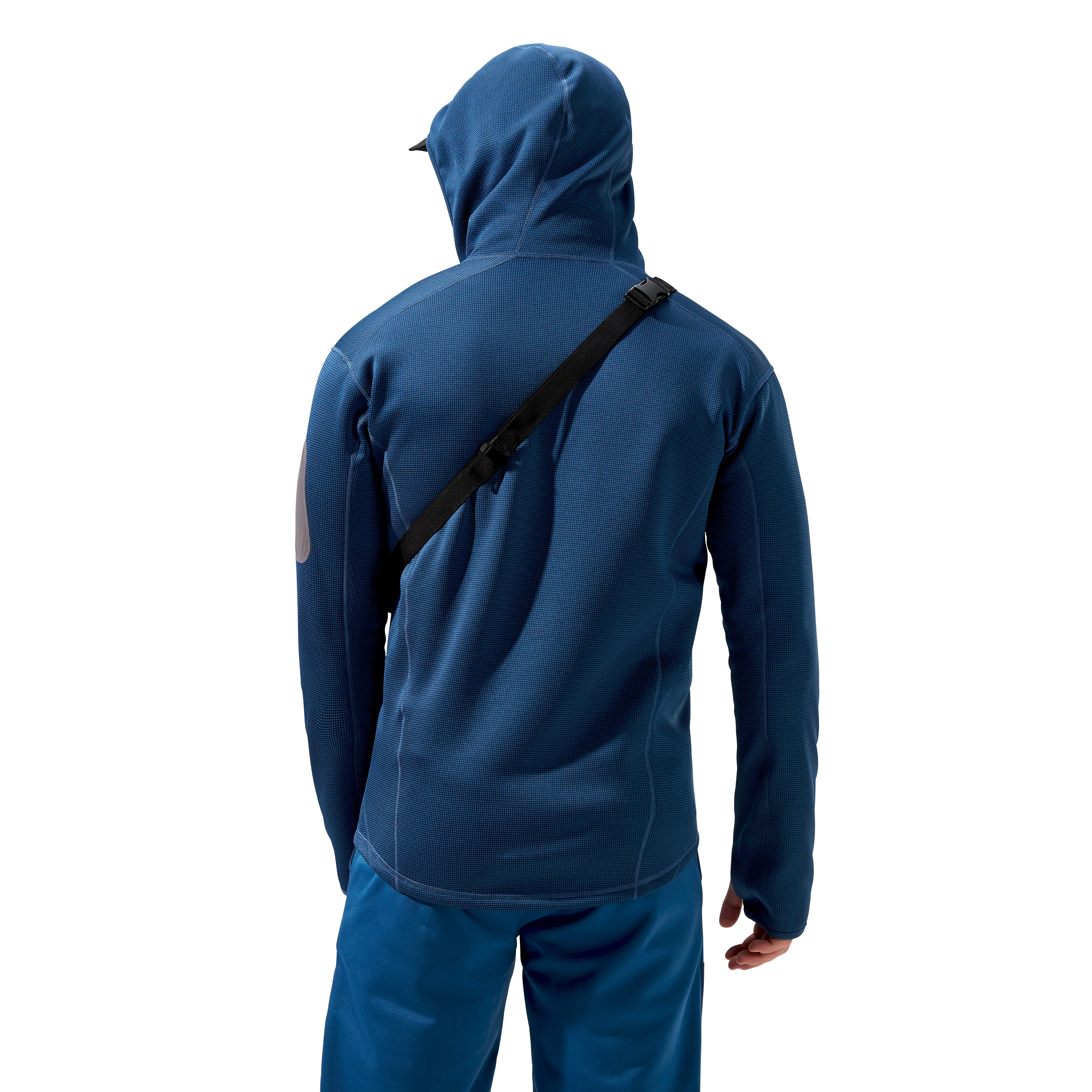 Berghaus Men's Pravitale Mountain 2.0 Hooded Full Zip Fleece (Murky Marine)