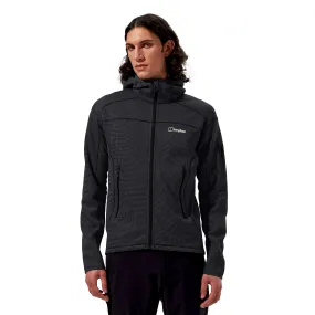 Berghaus Pravitale Mountain 2.0 Hooded Full Zip Fleece (Dark Grey/Black)