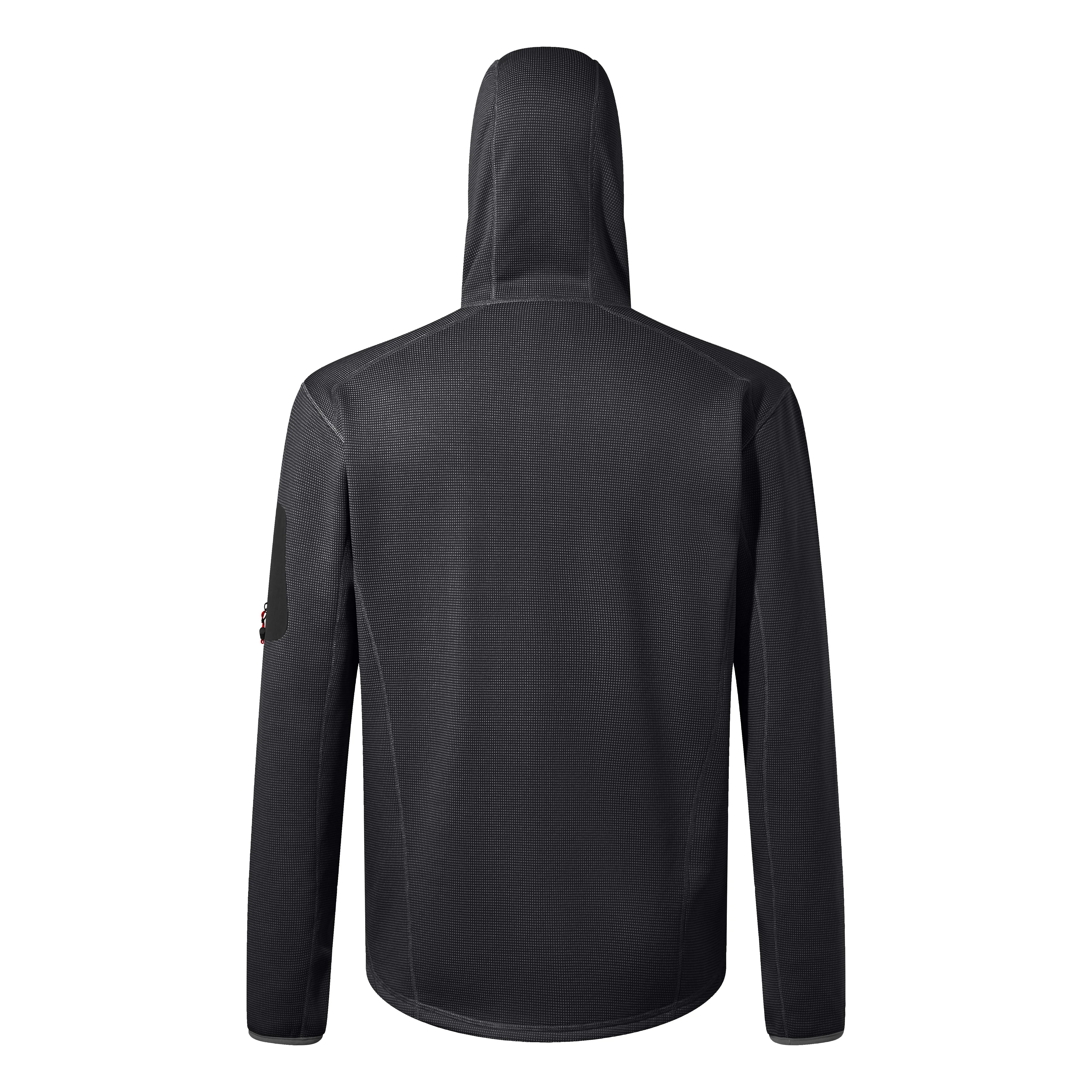 Berghaus Pravitale Mountain 2.0 Hooded Full Zip Fleece (Dark Grey/Black)