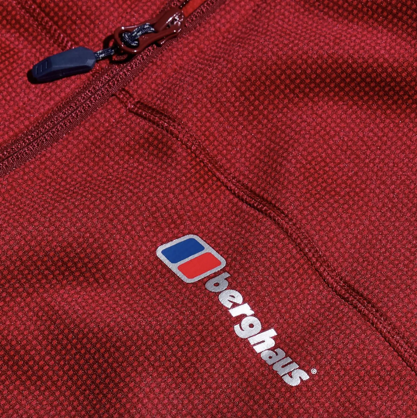 Berghaus Pravitale Mountain 2.0 Hooded Full Zip Fleece (Urban Red Dahlia/Hauterd/Night Sky)