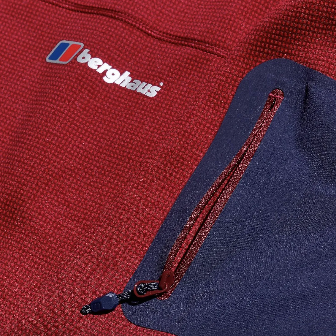 Berghaus Pravitale Mountain 2.0 Hooded Full Zip Fleece (Urban Red Dahlia/Hauterd/Night Sky)