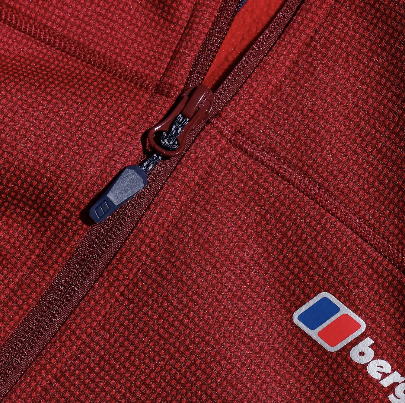 Berghaus Pravitale Mountain 2.0 Hooded Full Zip Fleece (Urban Red Dahlia/Hauterd/Night Sky)