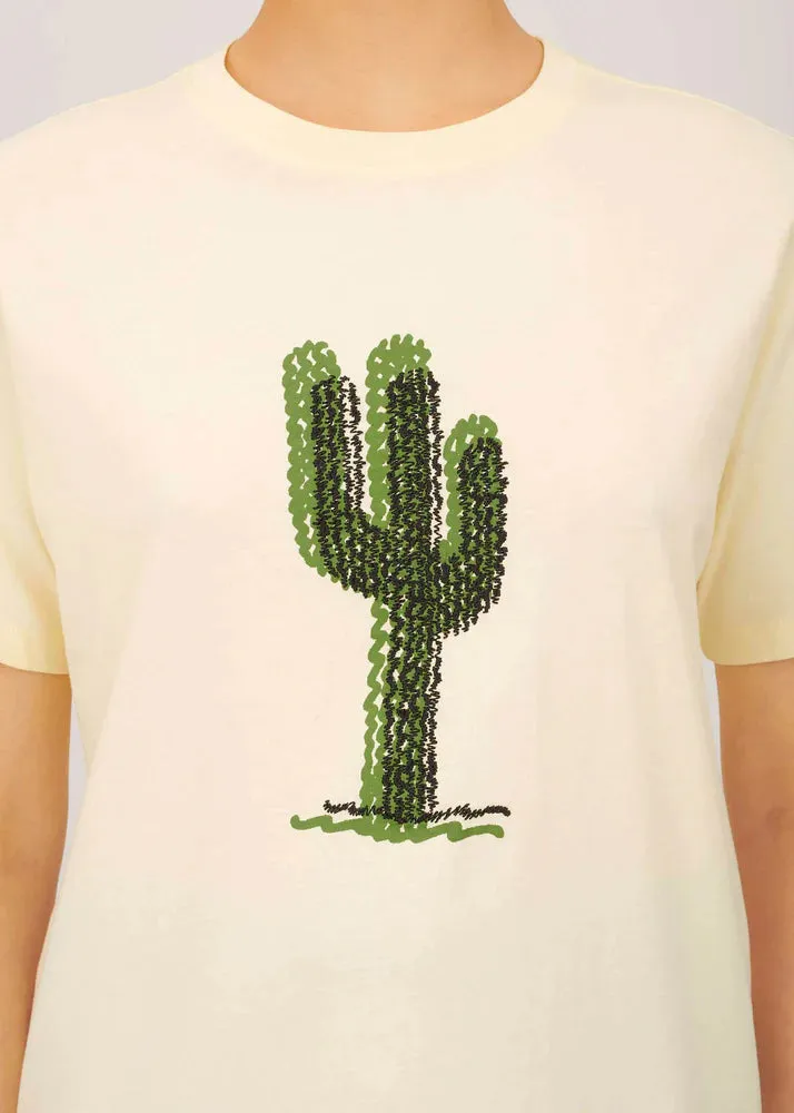 BF Cactus Tee in Yellow