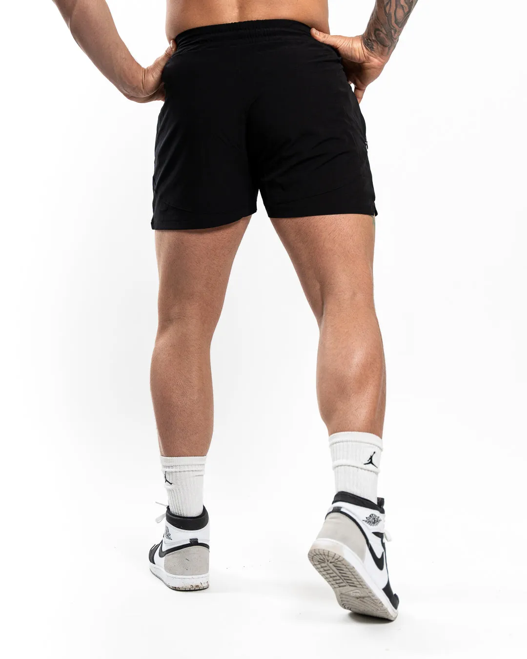 Black Aesthetic Trim Short • Men