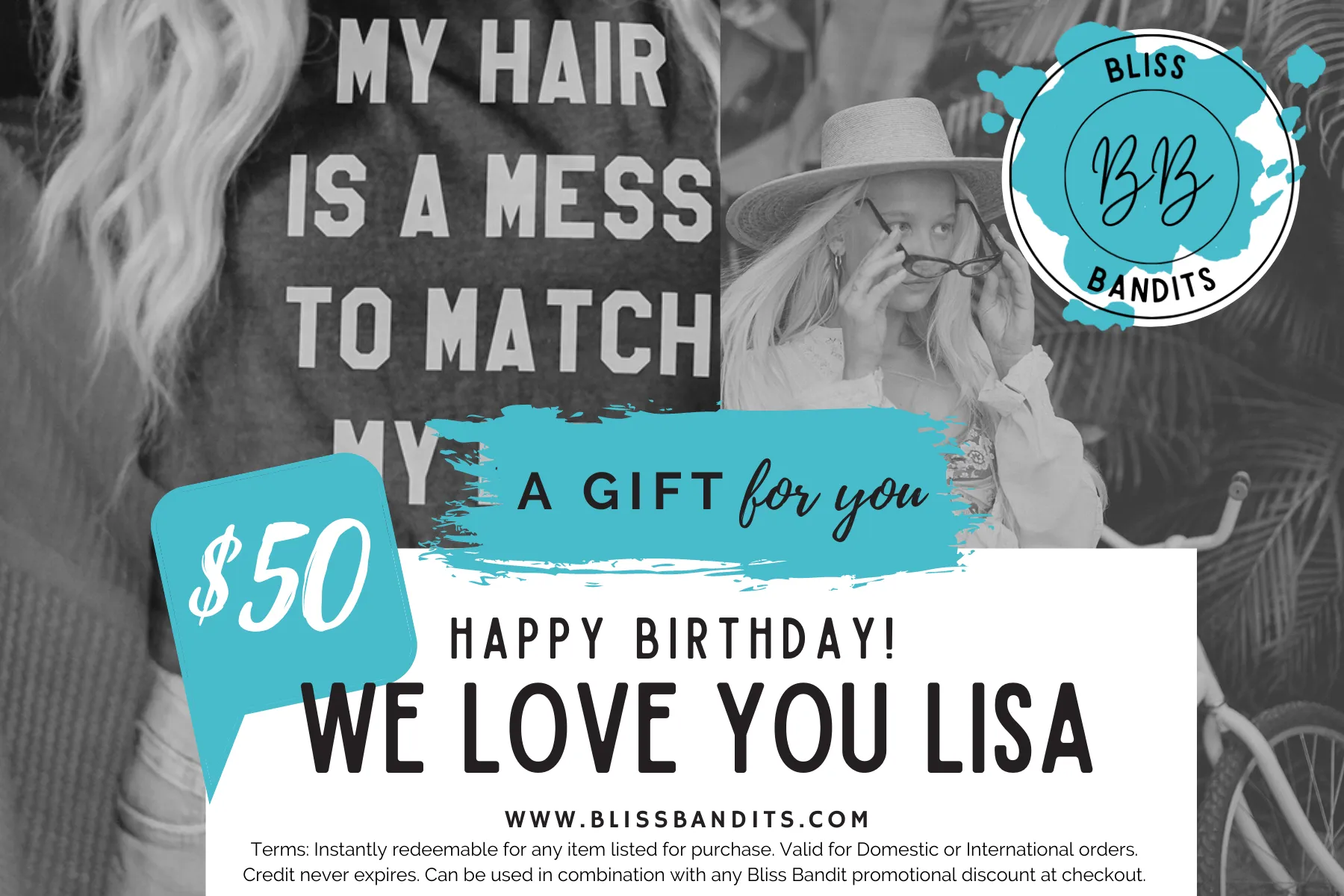 Bliss Bandits Happy Birthday E-GIft Card