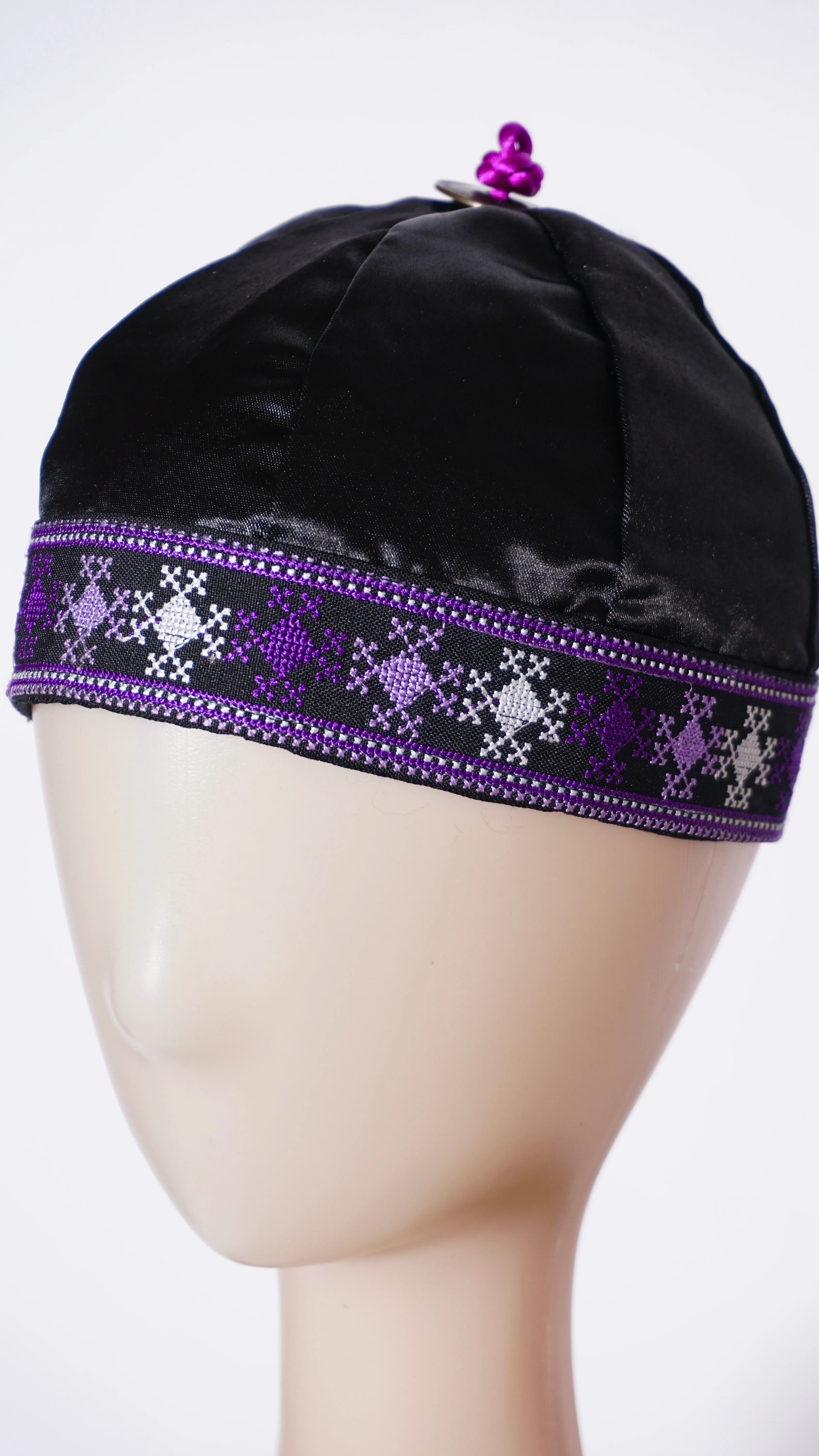 Boy Hmong Hat Purple