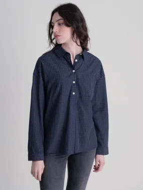 Calla Tencel Buttoned Shirt | Check