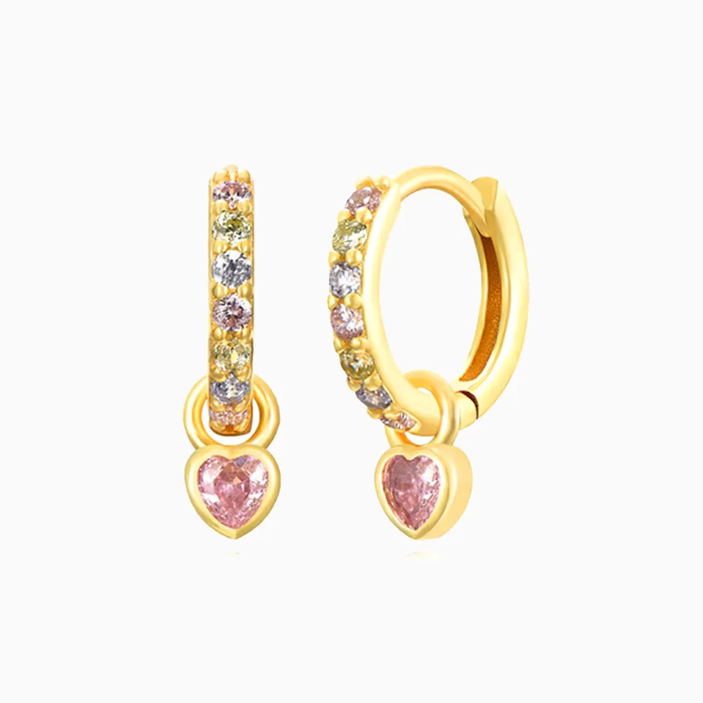 Charming Heart Drop Earrings