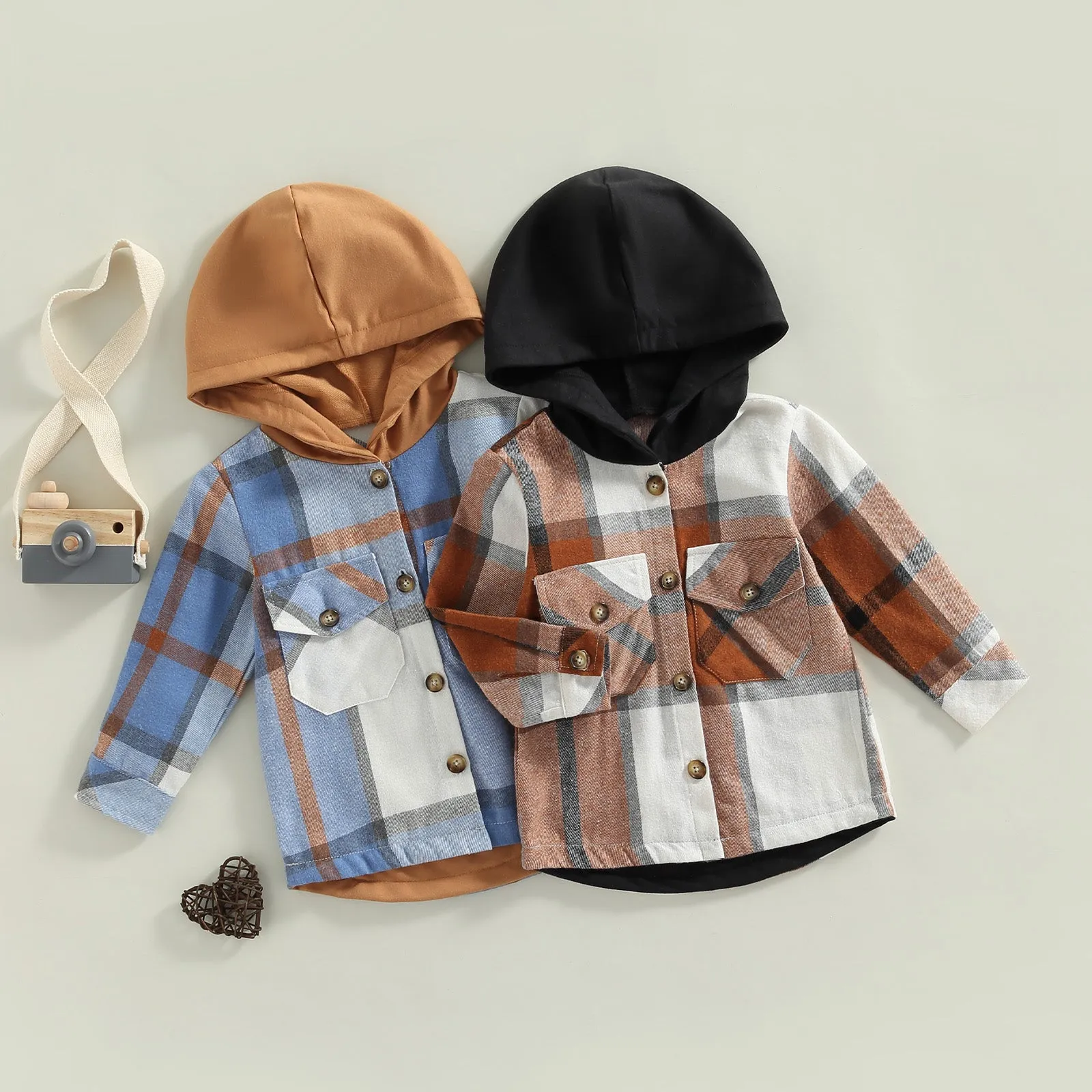 CHESTER Plaid Hoody Shirt