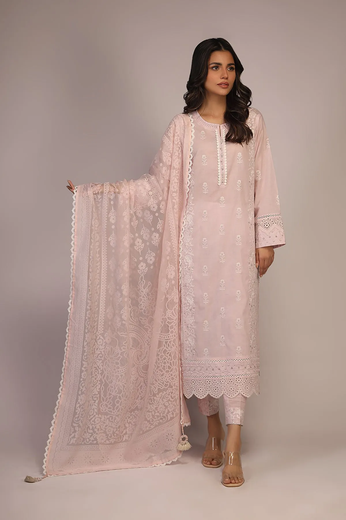 Chikankari 3 Piece