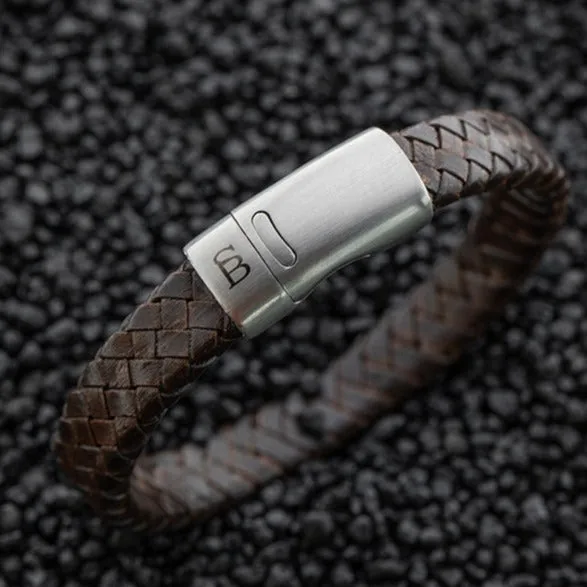 Cornall Leather Bracelet Brown