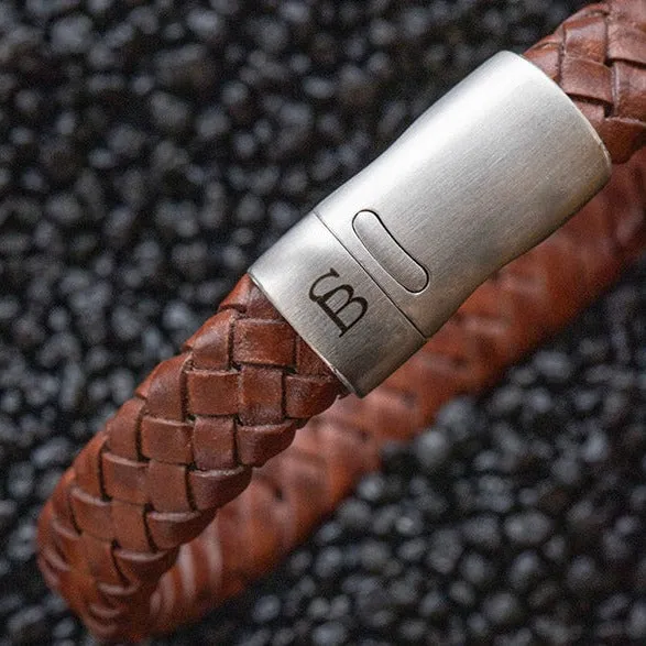 Cornall Leather Bracelet Caramel