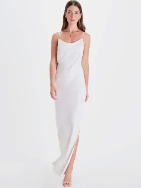 Cowl Neck TENCEL Modal Vegan Gown | Snow White