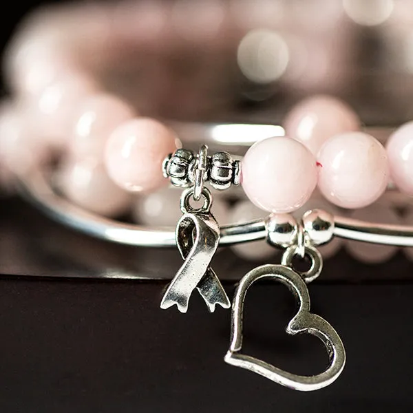 Cross | Soft Bangle Charm Bracelet | Sodalite