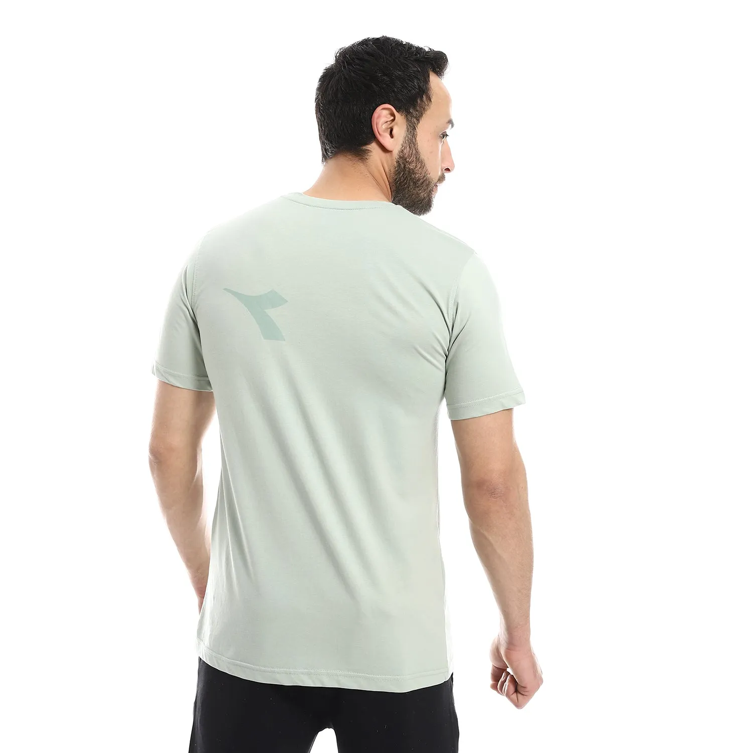 Diadora Men Cotton Printed  T-Shirt