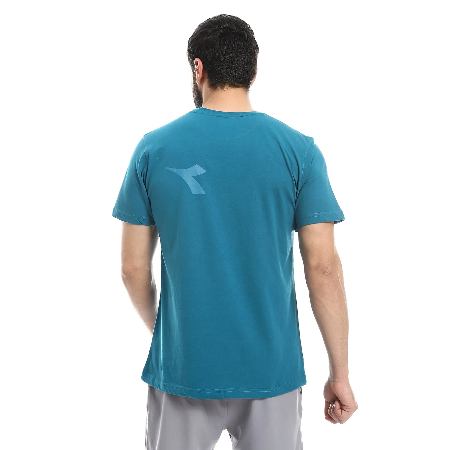 Diadora Men Cotton Printed  T-Shirt