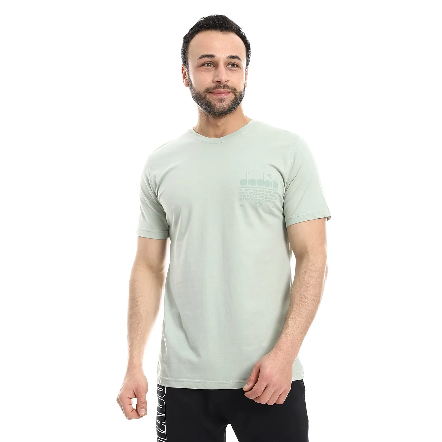 Diadora Men Cotton Printed  T-Shirt