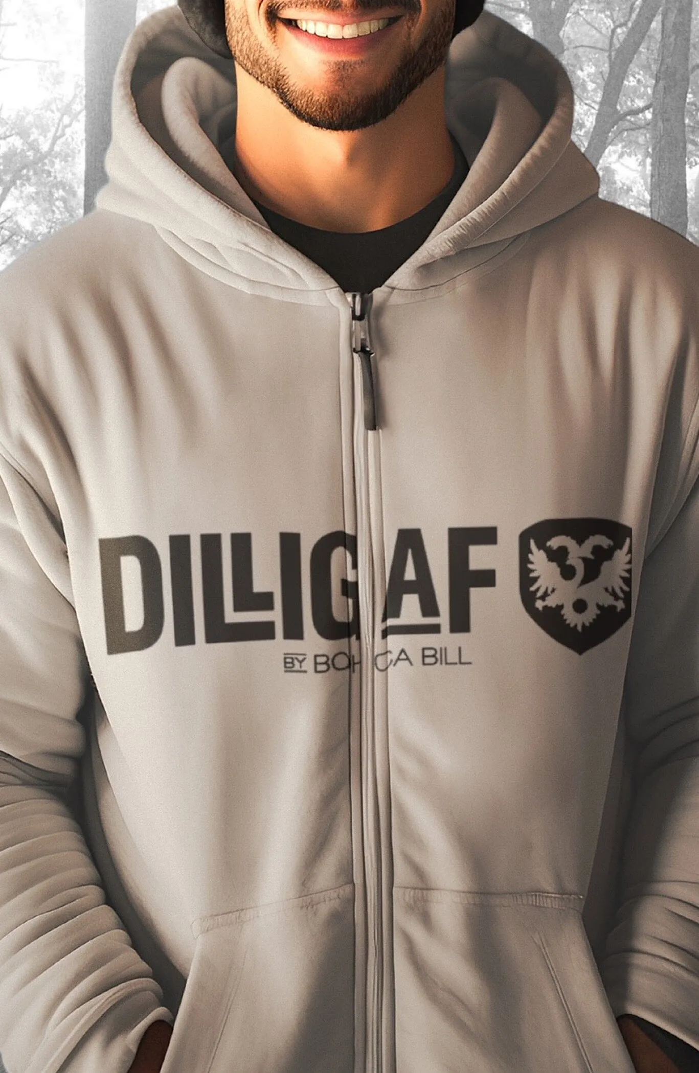 Dilligaf Classic Zip Up Hoody