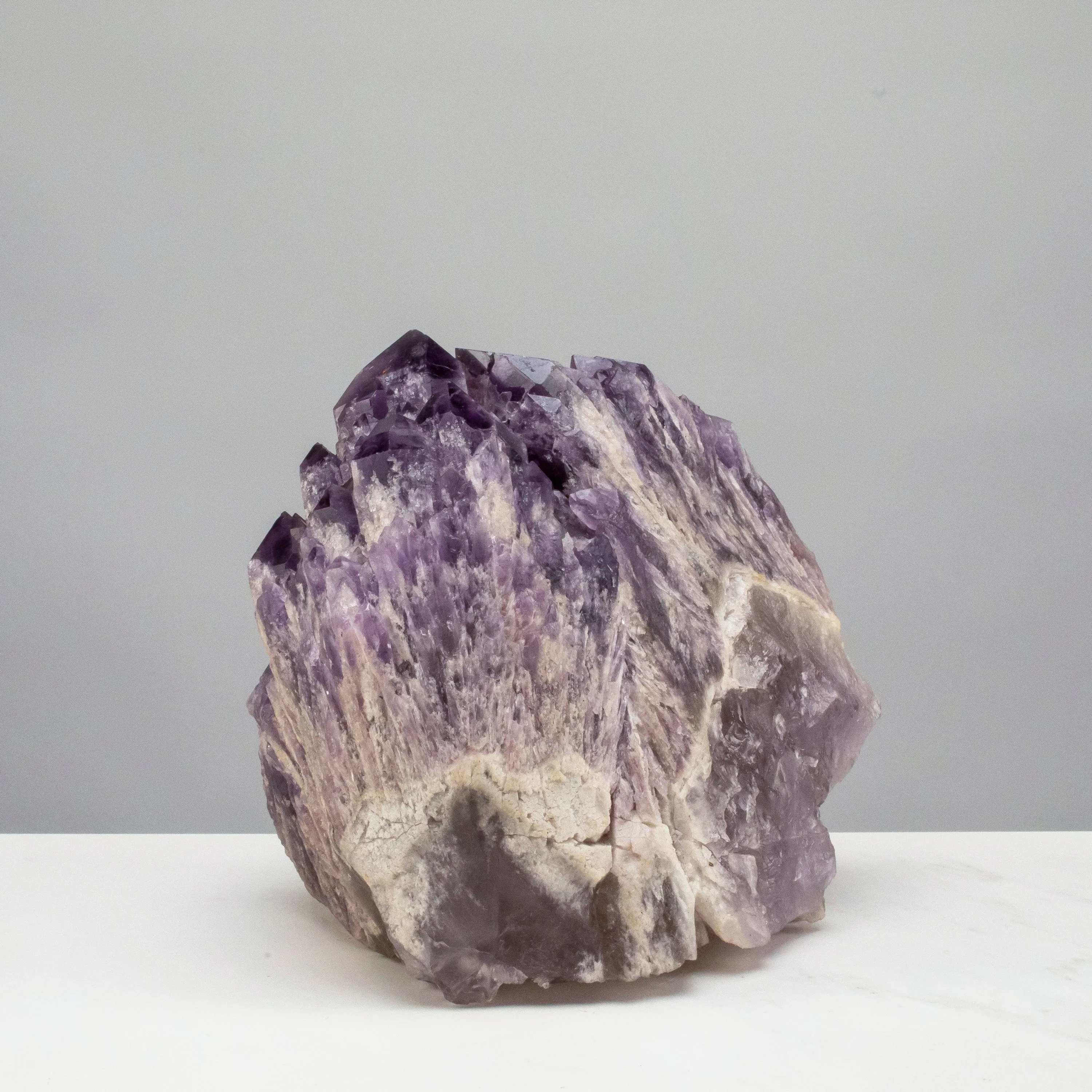 Elestial Amethyst Cluster Point from Brazil - 9.2lbs / 7.5