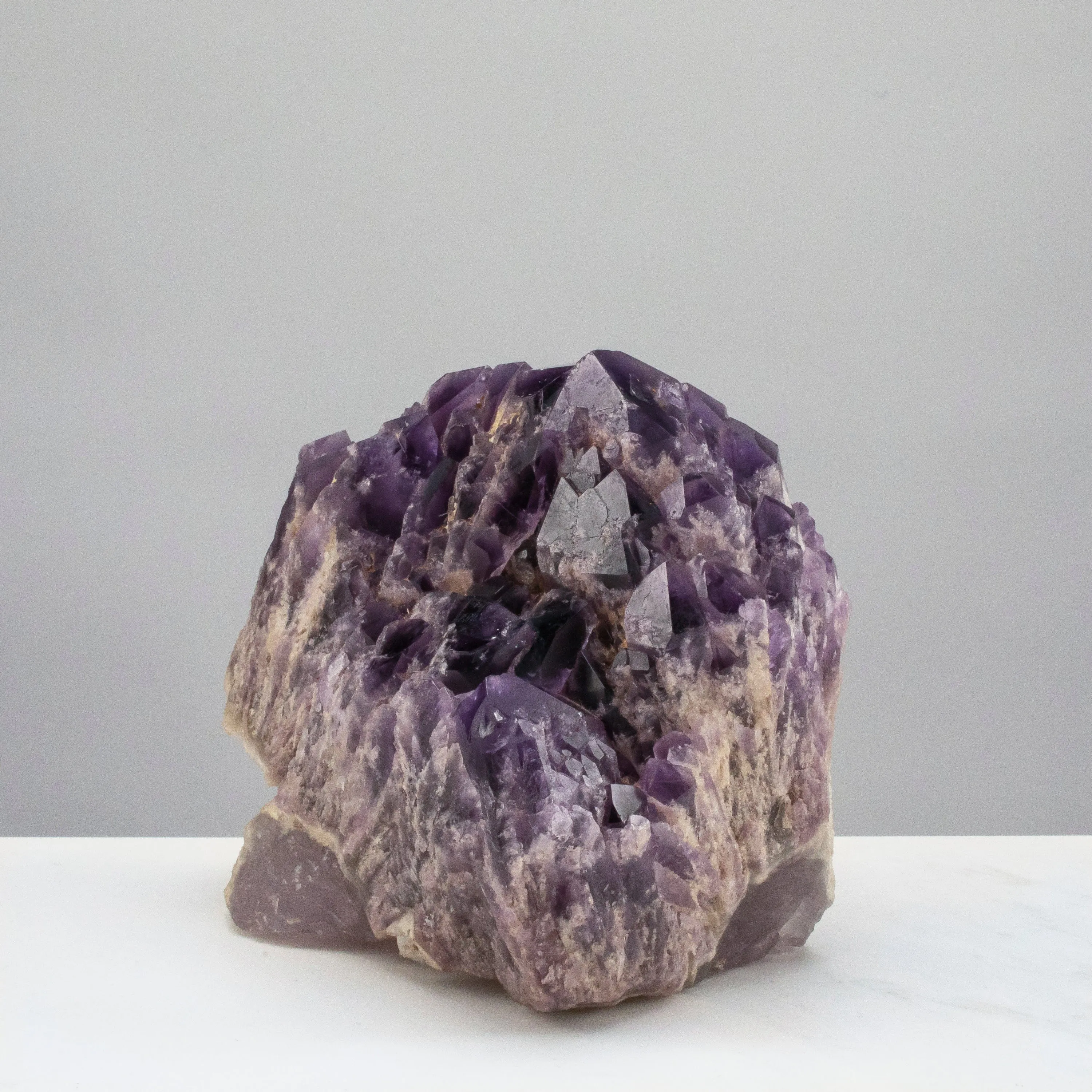 Elestial Amethyst Cluster Point from Brazil - 9.2lbs / 7.5