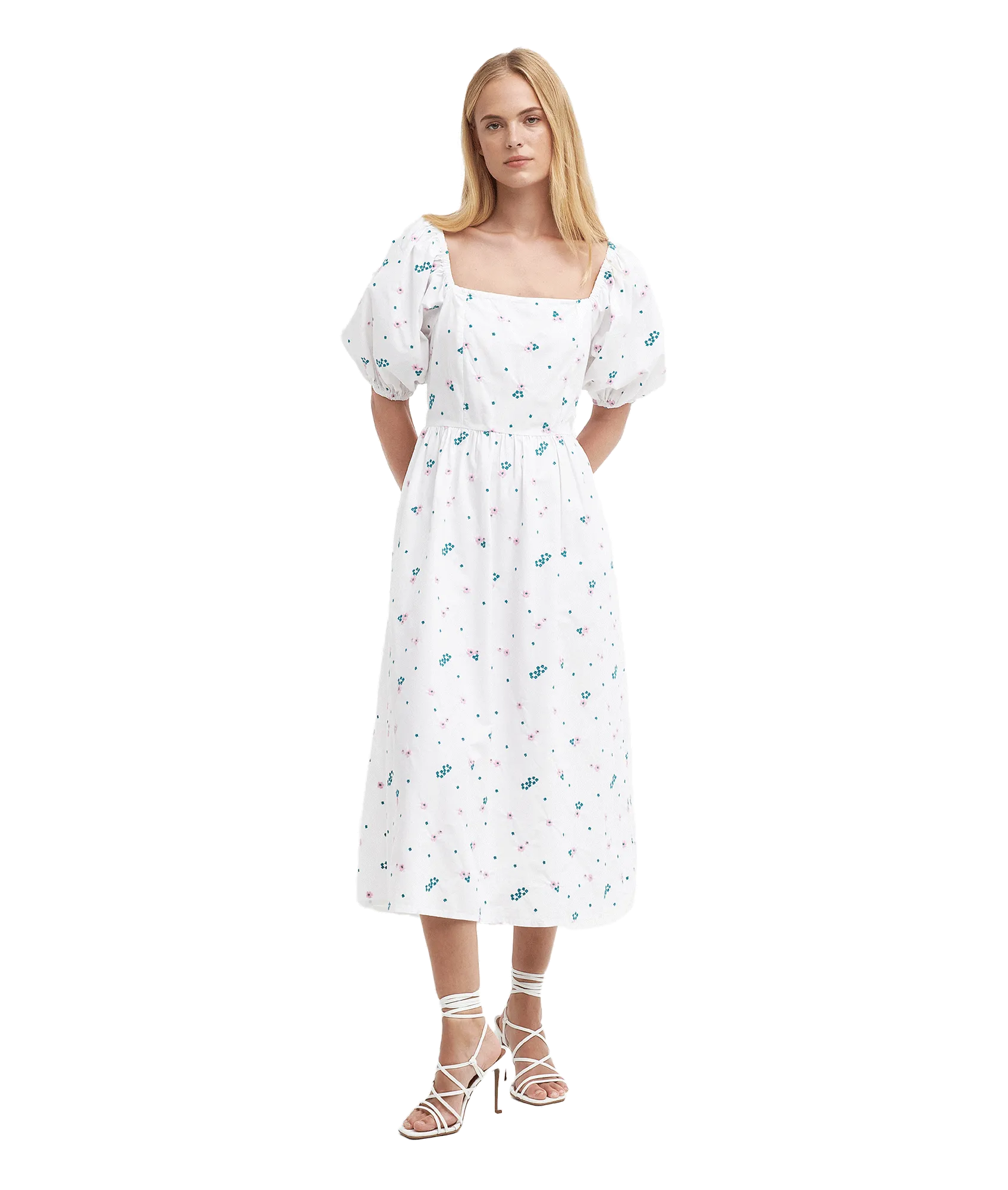 Fairacre Poplin Midi Dress - Multi