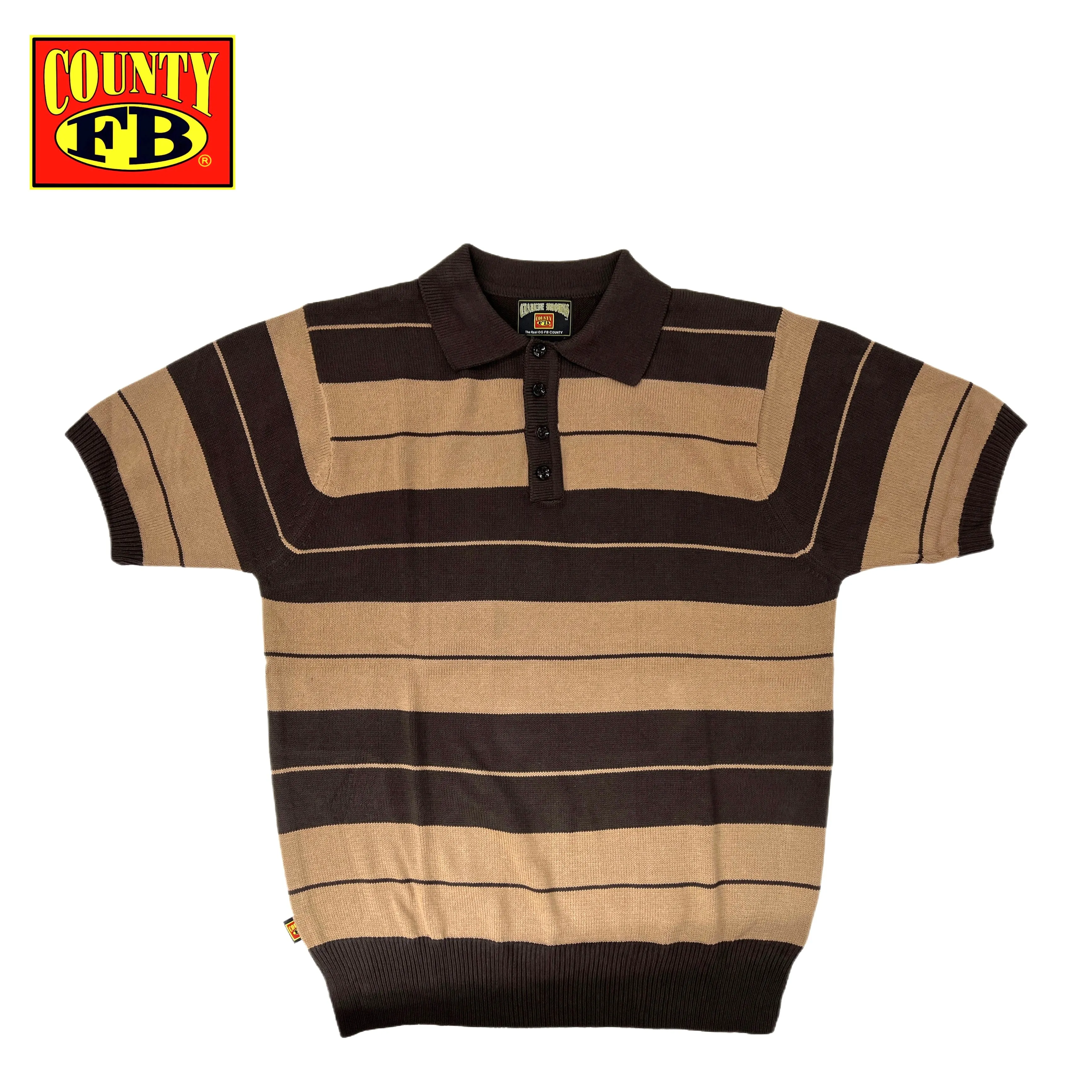 FB County Charlie Brown Shirt - Brown/Tan & Black/Tan