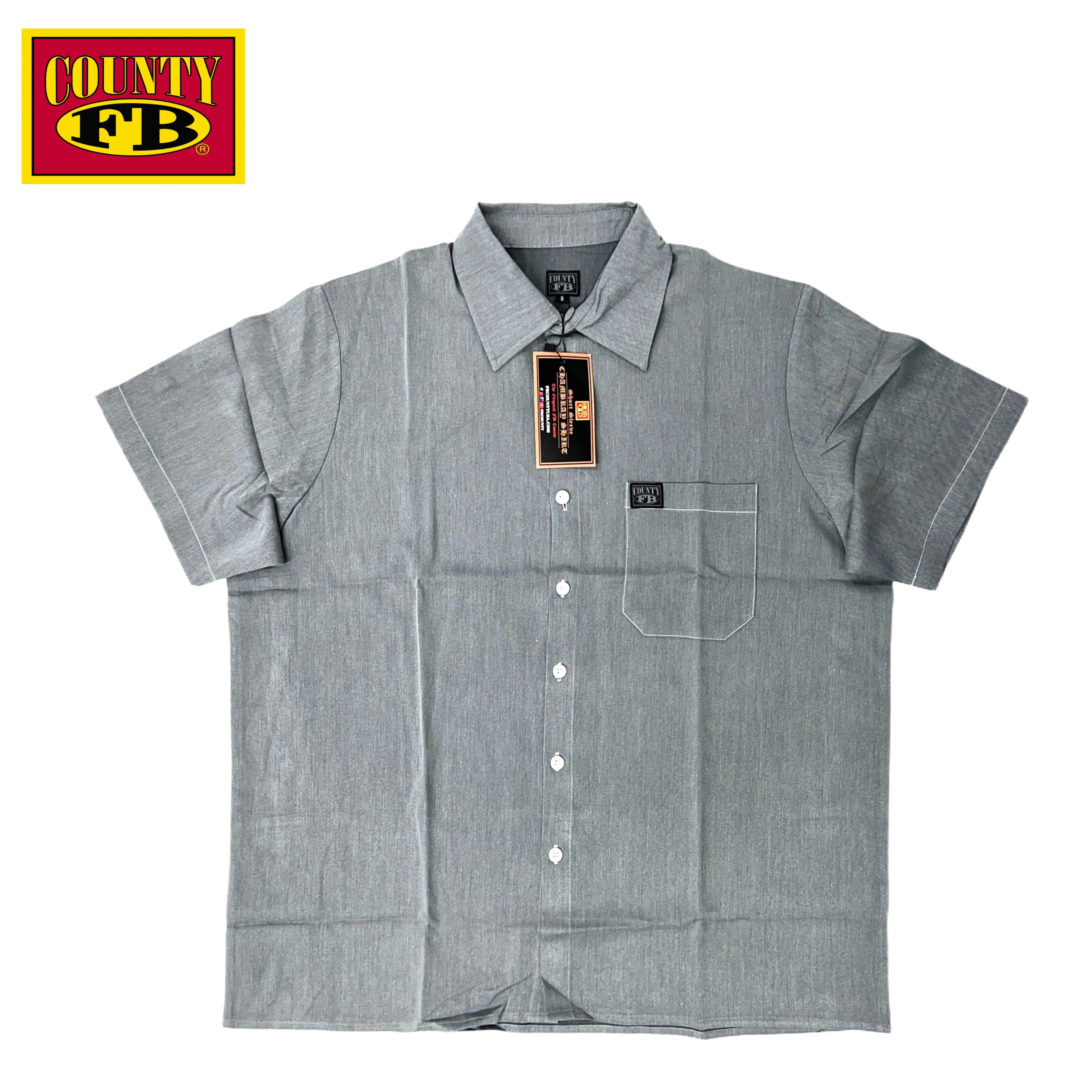 FB County Short Sleeve Chambray Shirt