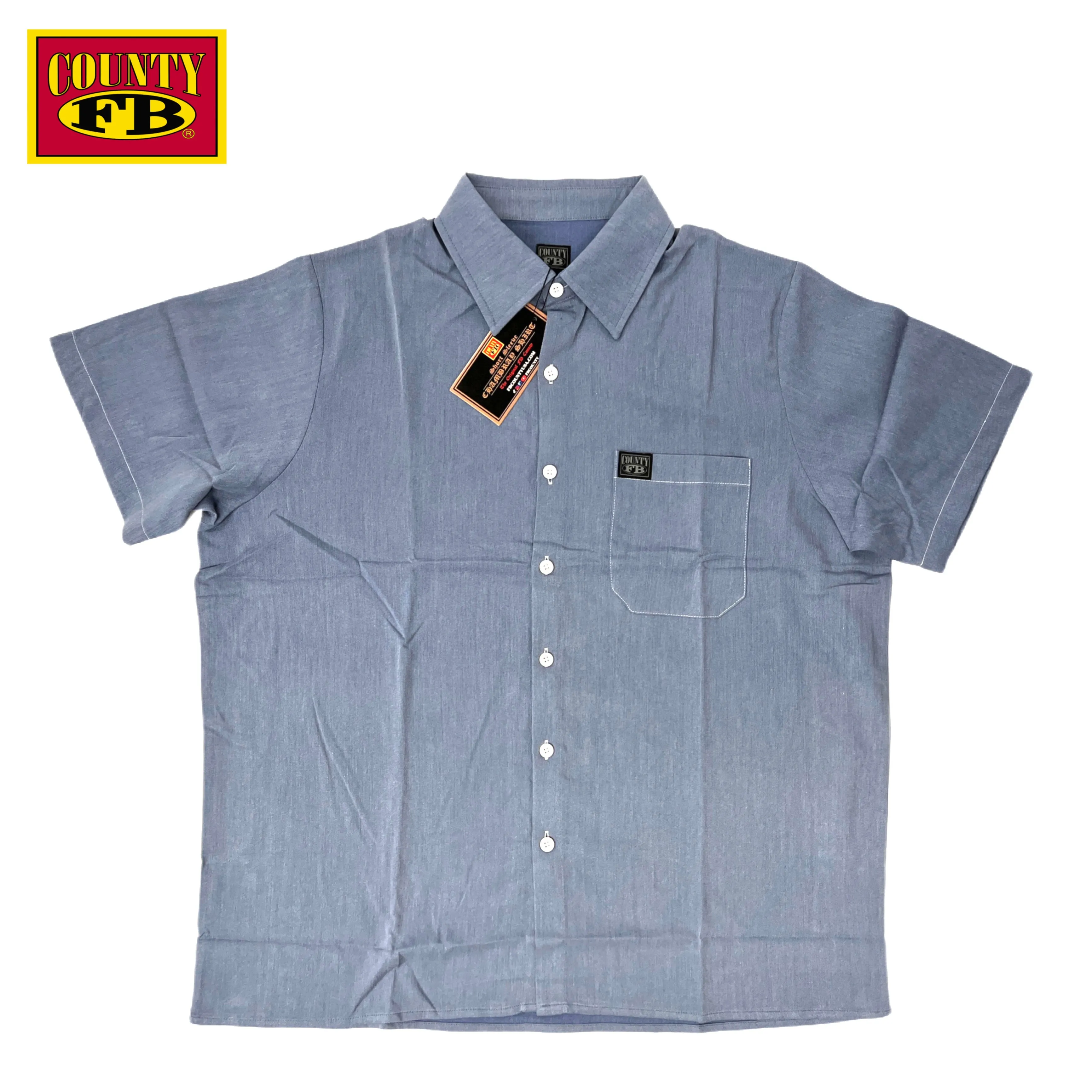 FB County Short Sleeve Chambray Shirt