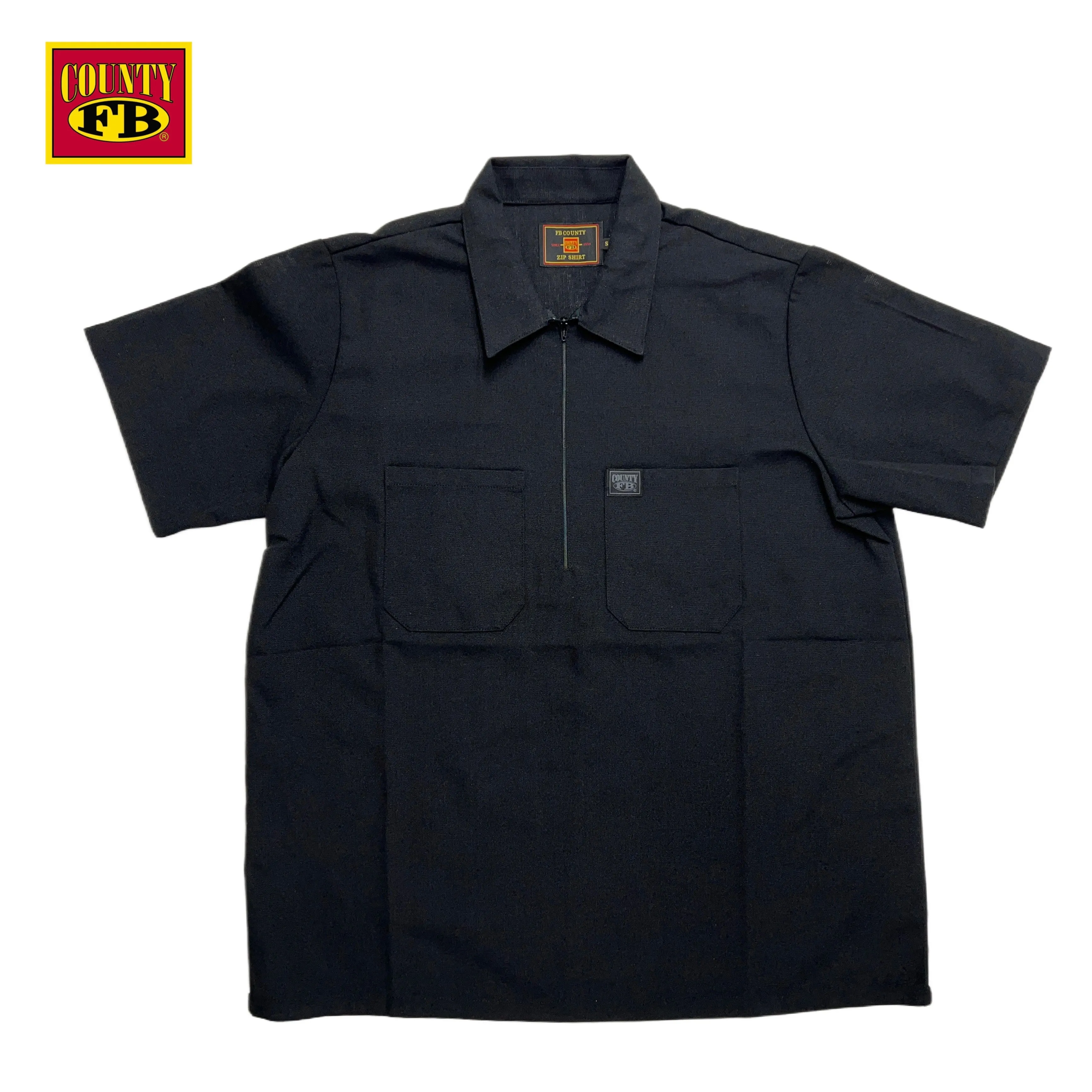 FB County Short Sleeve Zip Shirt