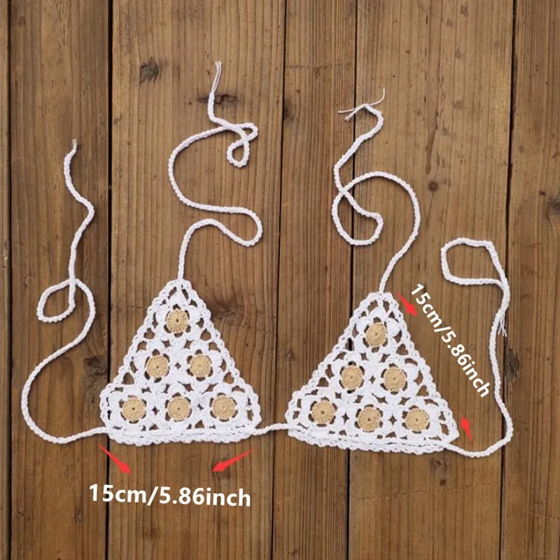 Gehäkelter durchsichtiger Micro Extreme Mini-String-Bikini