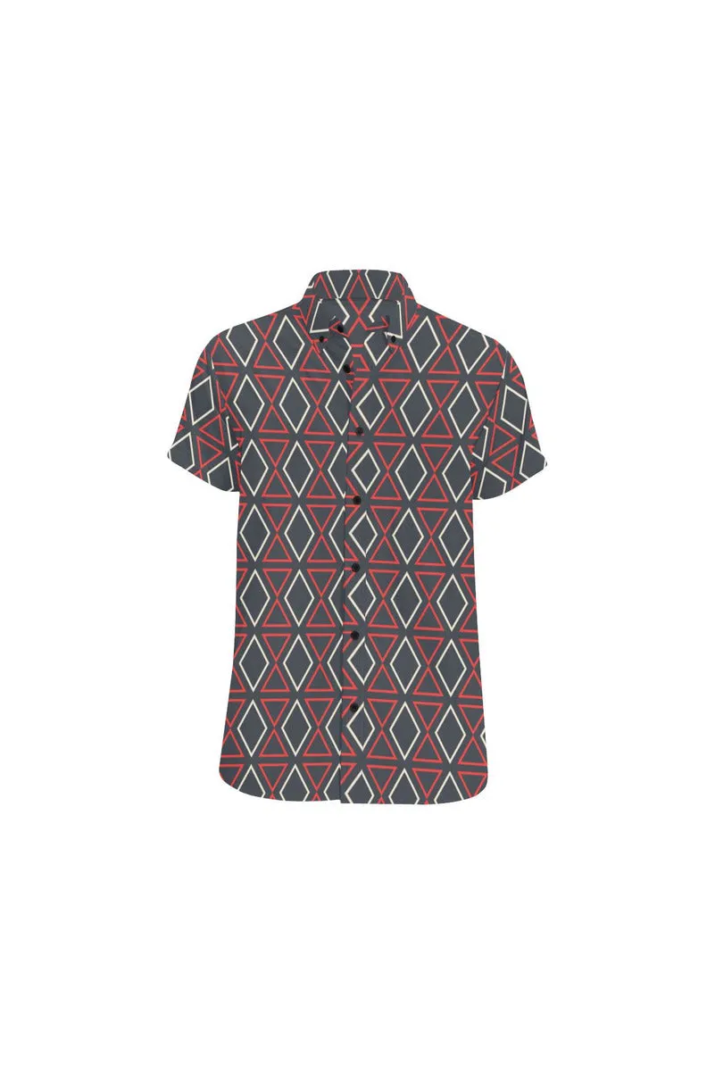 Geo Gorgeous Men's All Over Print Short Sleeve Shirt