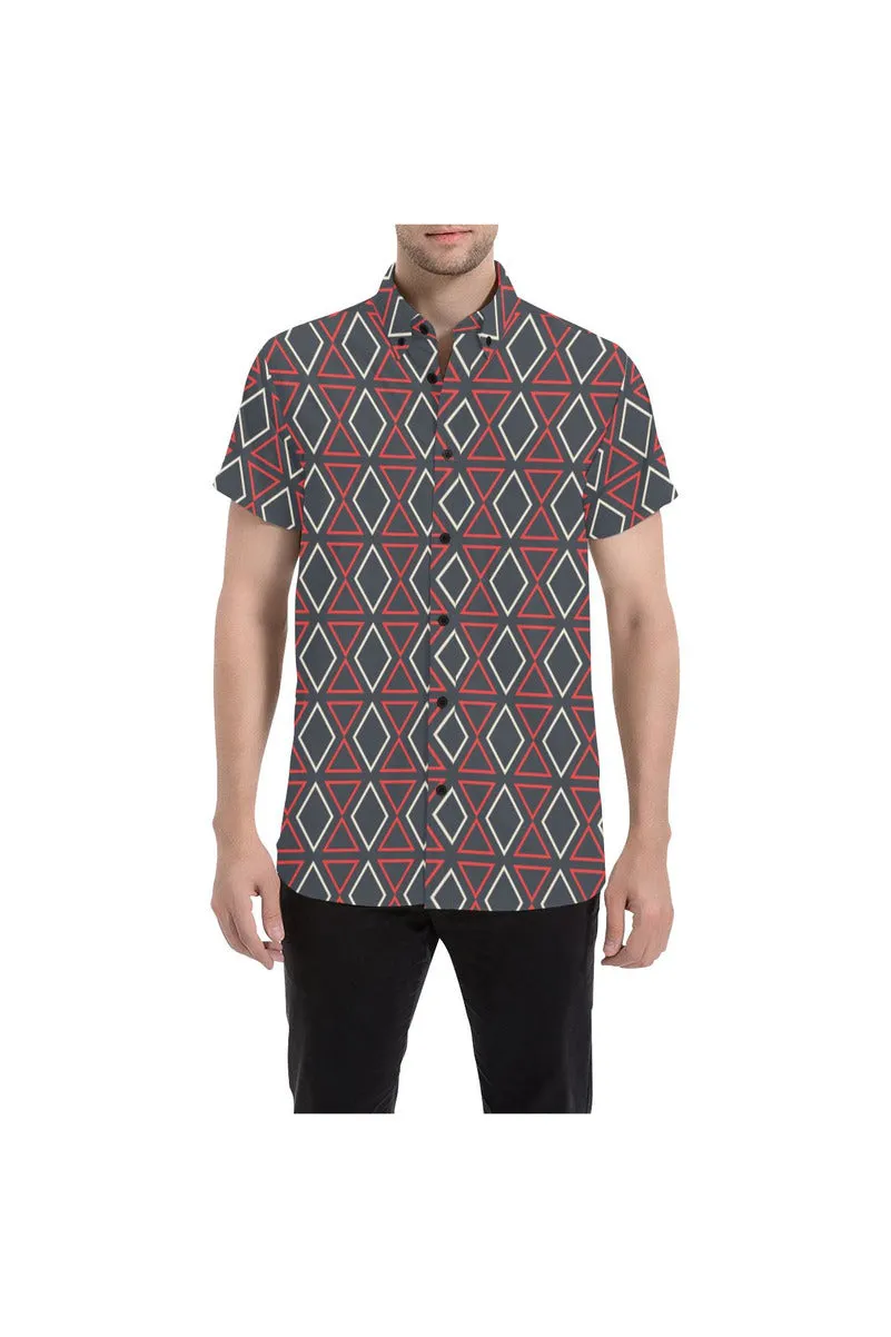 Geo Gorgeous Men's All Over Print Short Sleeve Shirt