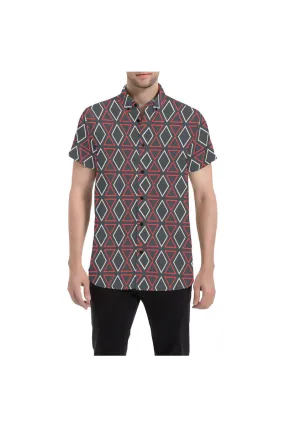 Geo Gorgeous Men's All Over Print Short Sleeve Shirt